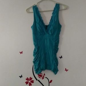 Turquoise Tank Style Halter Top